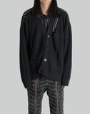 FENG CHEN WANG - JUMPER WITH CARDIGAN PANELS - 082plus