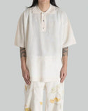 KNIT POLO WITH PHOENIX PATTERN