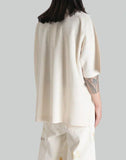 FENG CHEN WANG - KNIT POLO WITH PHOENIX PATTERN - 082plus