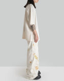 FENG CHEN WANG - KNIT POLO WITH PHOENIX PATTERN - 082plus