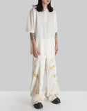 FENG CHEN WANG - KNIT POLO WITH PHOENIX PATTERN - 082plus