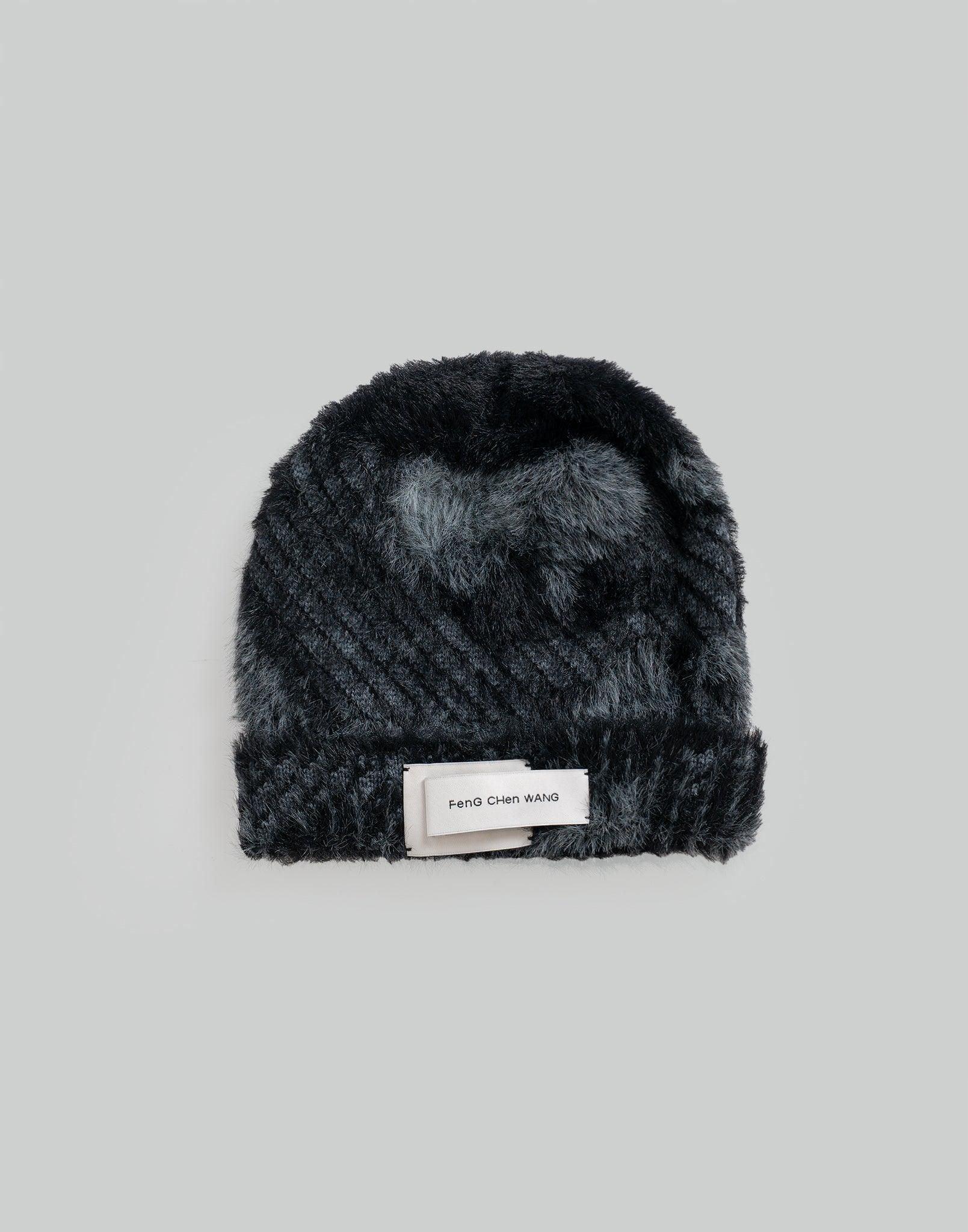 Feng Chen Wang ブラック/グレー ニット帽 FENG CHEN WANG LANDSCAPE PAINTING JACQUARD BEANIE – 082plus