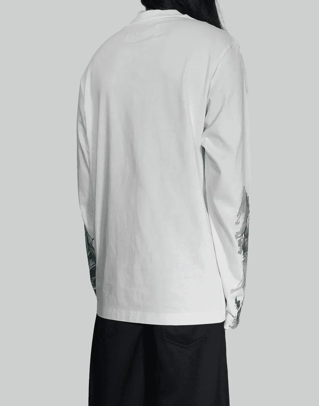 FENG CHEN WANG - LAYERED LANDSCAPE SWEATER - 082plus