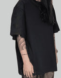 FENG CHEN WANG - LAYERED STITCH DETAIL T-SHIRT - 082plus