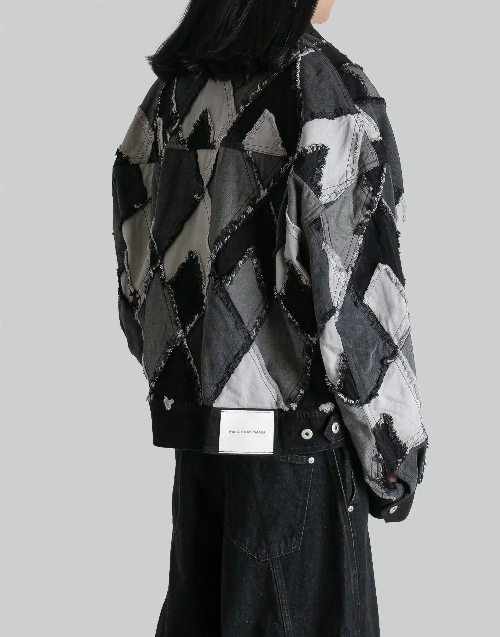 FENG CHEN WANG - MULTI PATCHES DENIM JACKET - 082plus