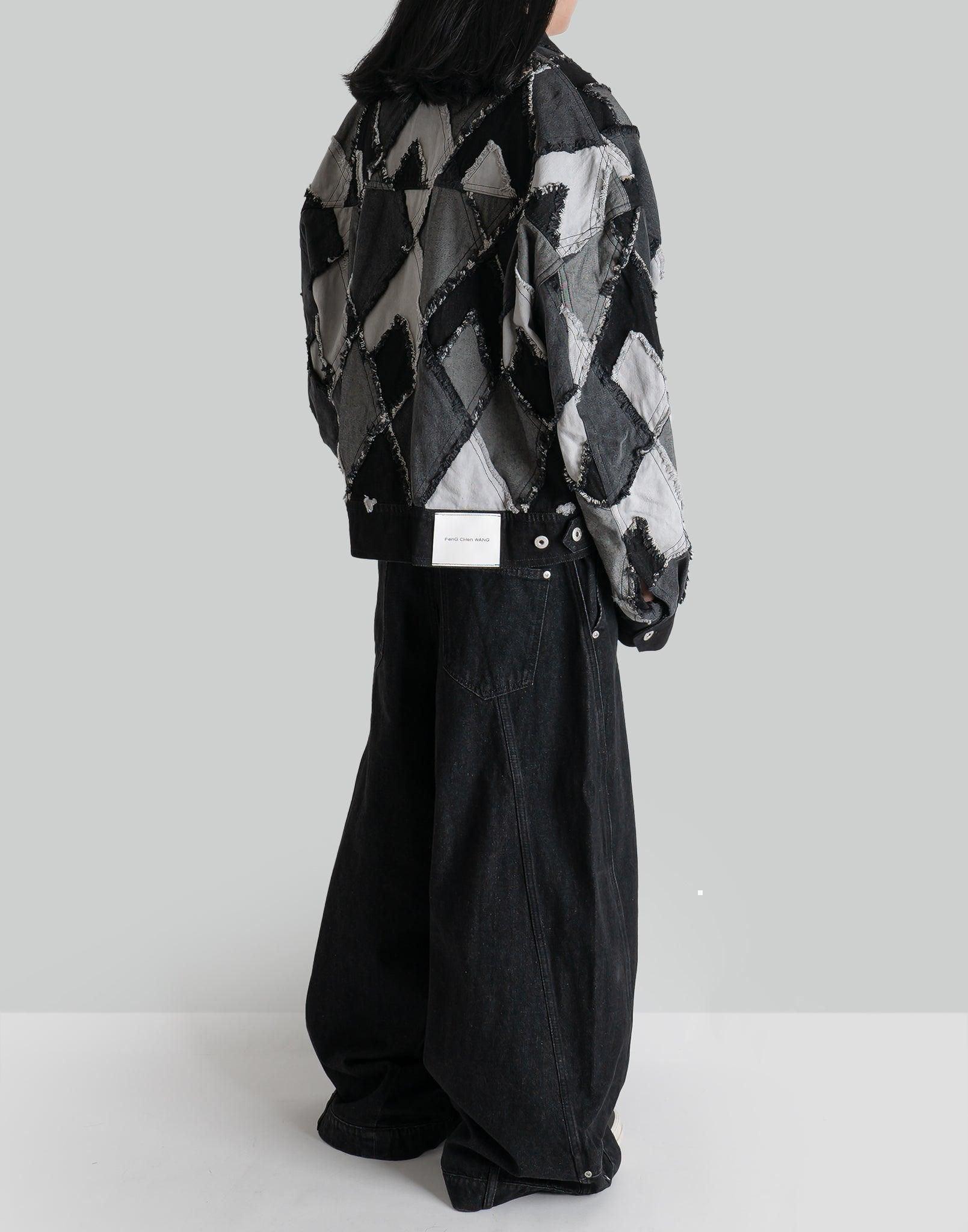 FENG CHEN WANG - MULTI PATCHES DENIM JACKET - 082plus