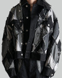 FENG CHEN WANG - MULTI PATCHES DENIM JACKET - 082plus