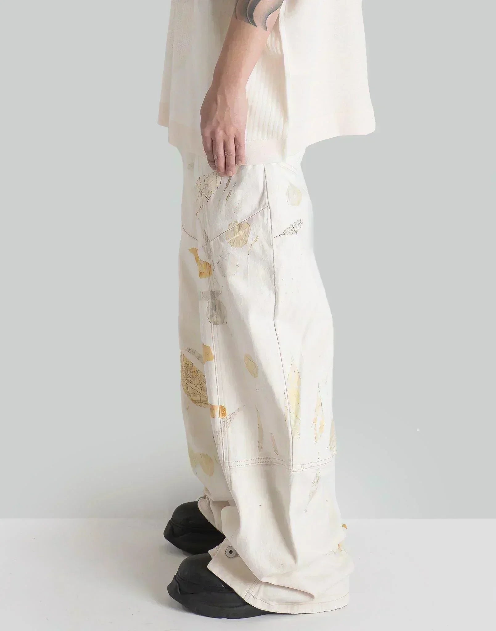 FENG CHEN WANG - NATURAL PLANT DYE DENIM TROUSERS - 082plus