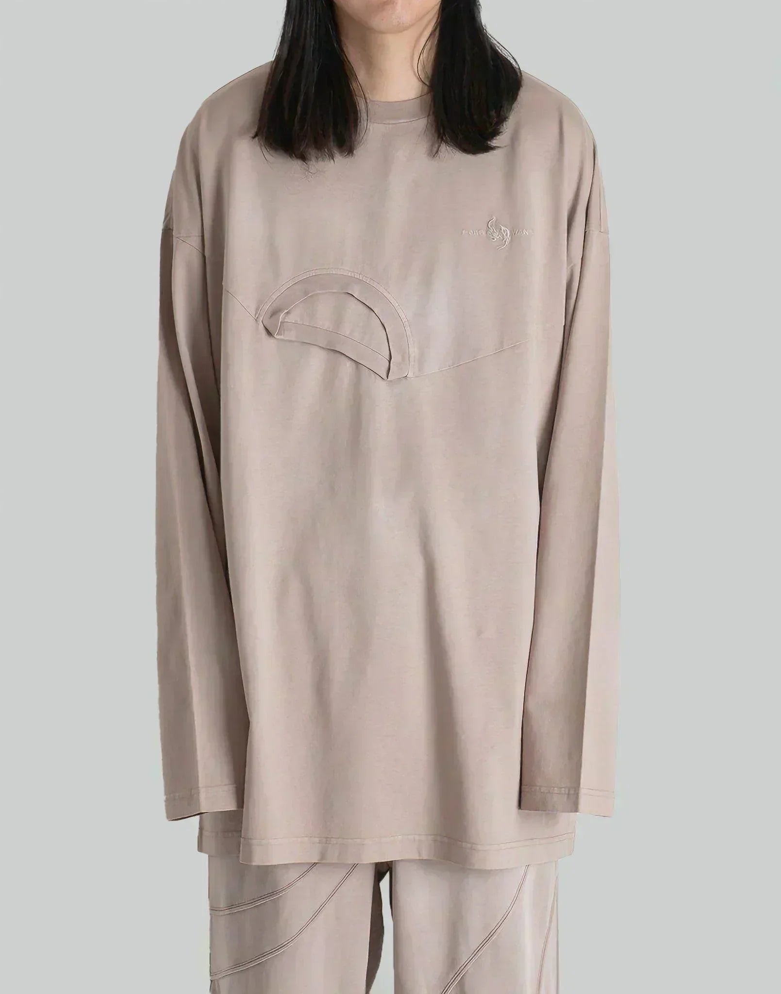 FENG CHEN WANG - OVERSIZED 2IN1 TIE-DYE SWEATER - 082plus