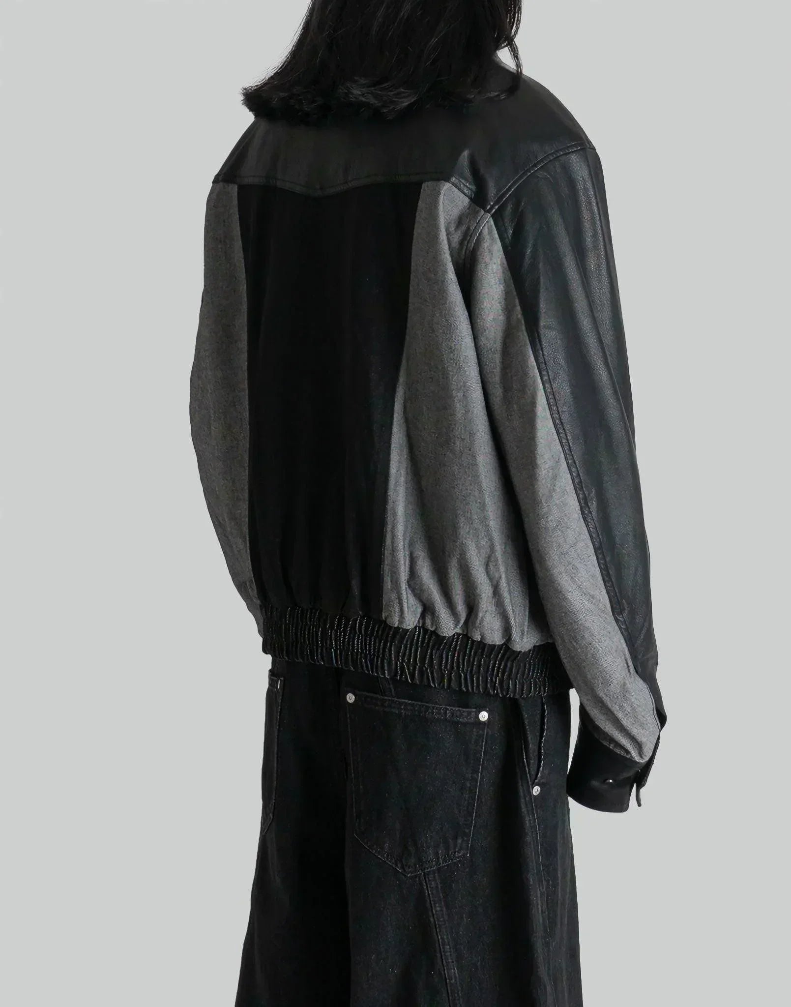 FENG CHEN WANG - PANELED DENIM JACKET - 082plus