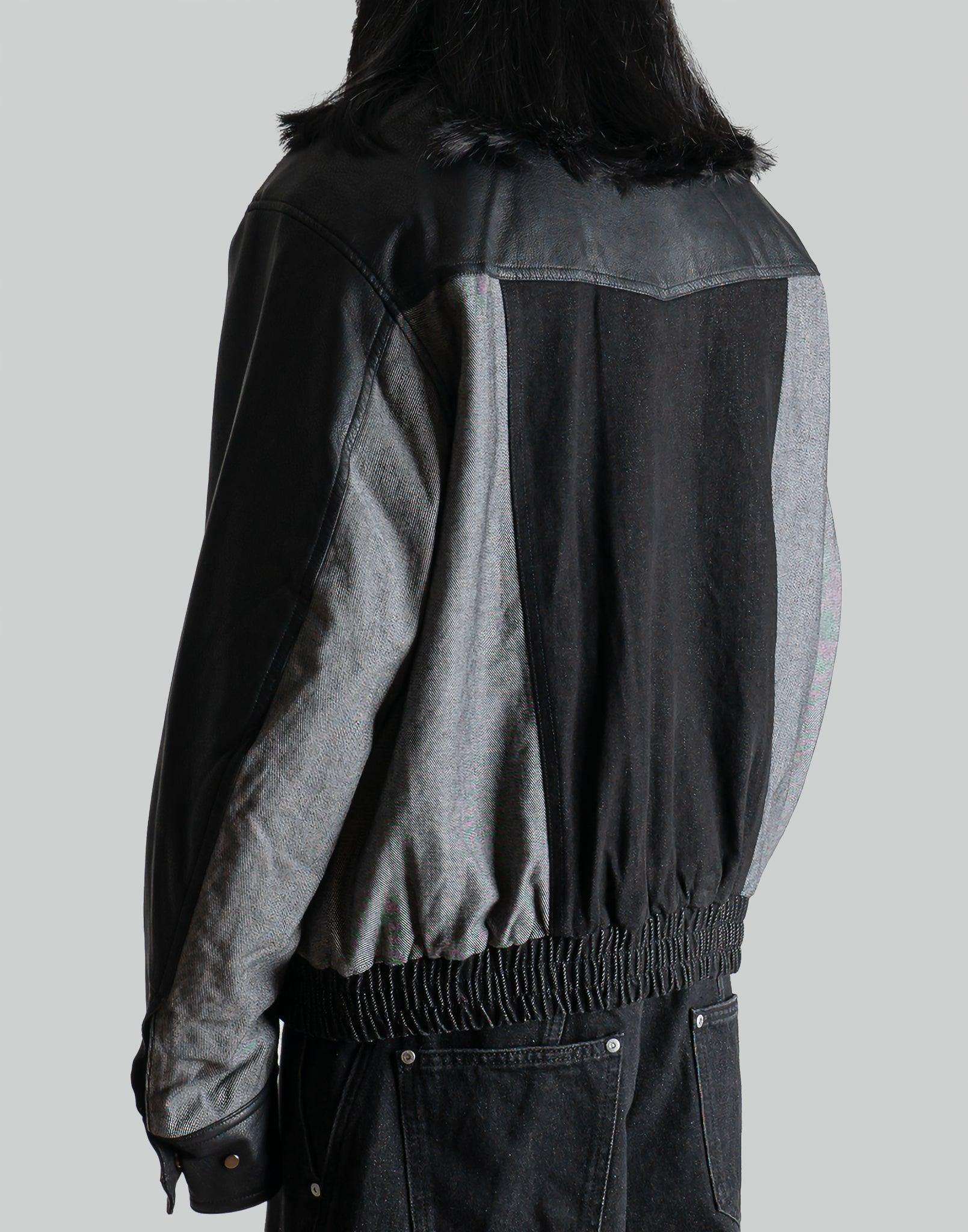 FENG CHEN WANG - PANELED DENIM JACKET - 082plus