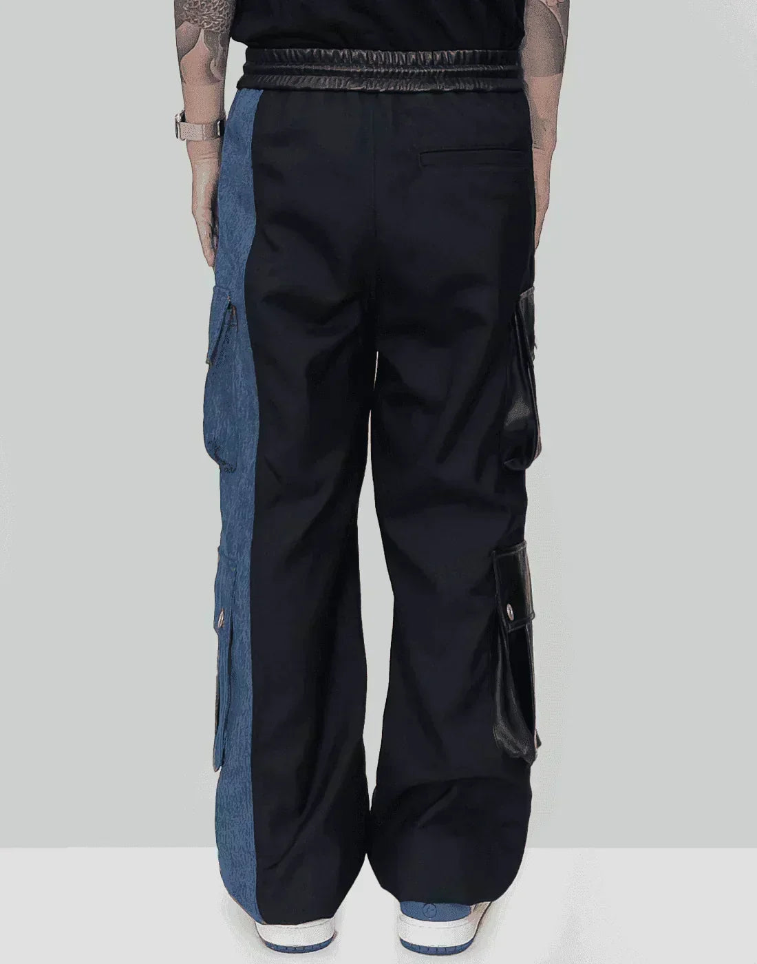 FENG CHEN WANG - PANELLED CARGO PANTS - 082plus