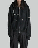 PANELLED FULL ZIP HOODIE
