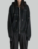 PANELLED FULL ZIP HOODIE