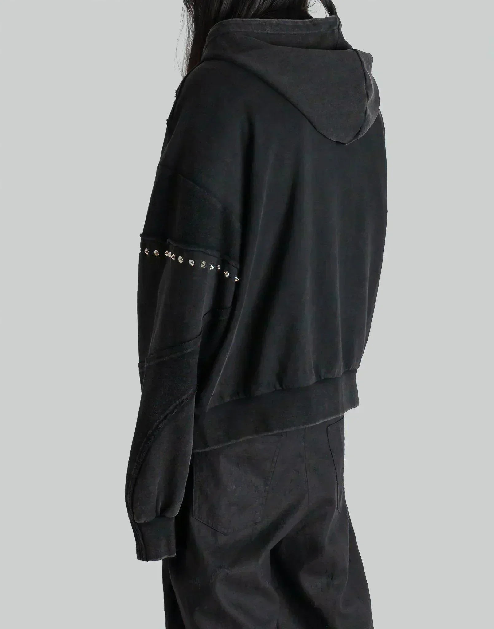 FENG CHEN WANG - PANELLED FULL ZIP HOODIE - 082plus