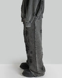 FENG CHEN WANG - PANELLED STRAIGHT SWEATPANTS - 082plus
