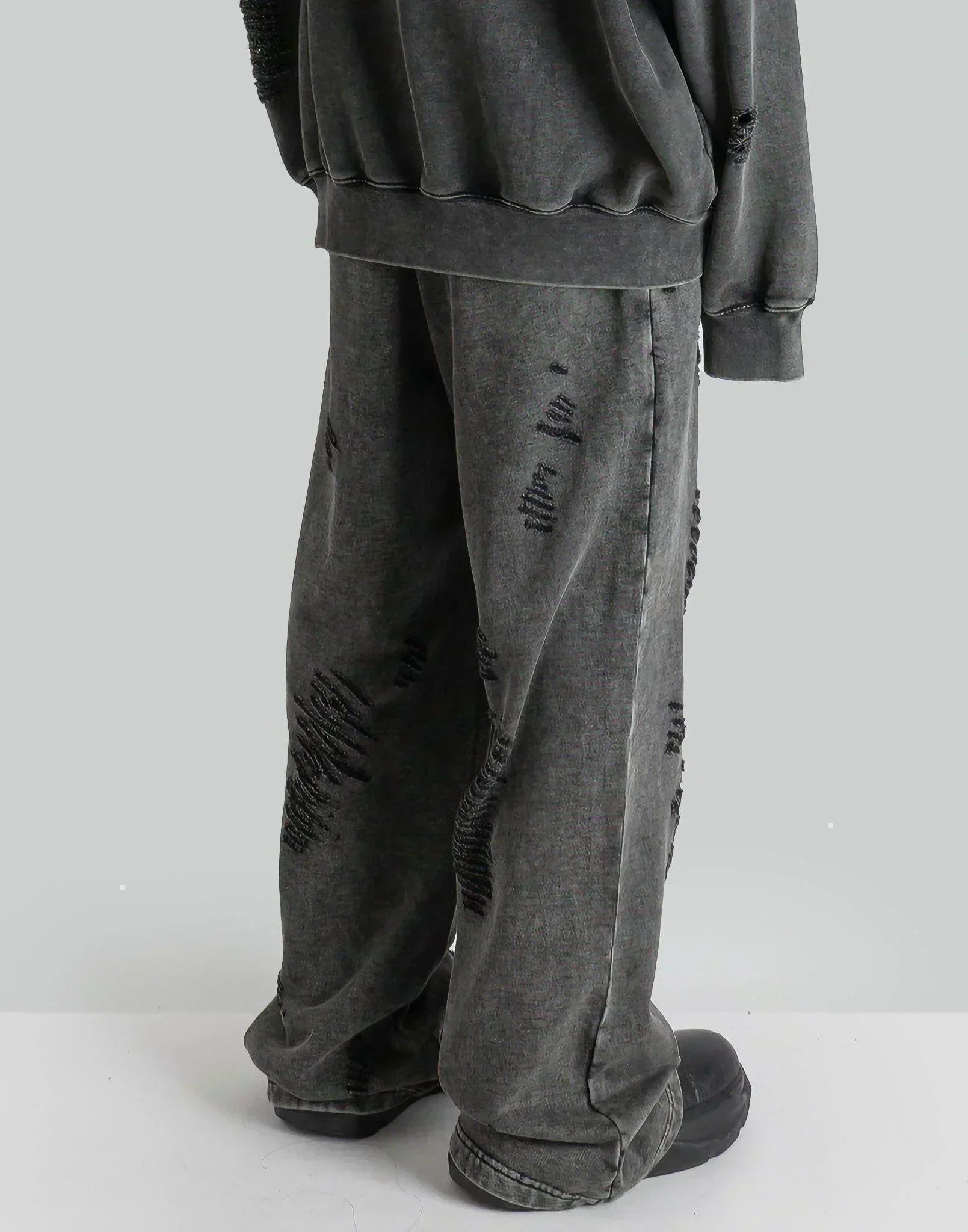 FENG CHEN WANG - PANELLED STRAIGHT SWEATPANTS - 082plus