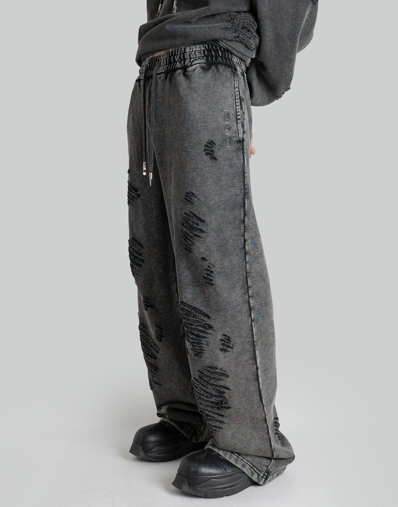 FENG CHEN WANG - PANELLED STRAIGHT SWEATPANTS - 082plus