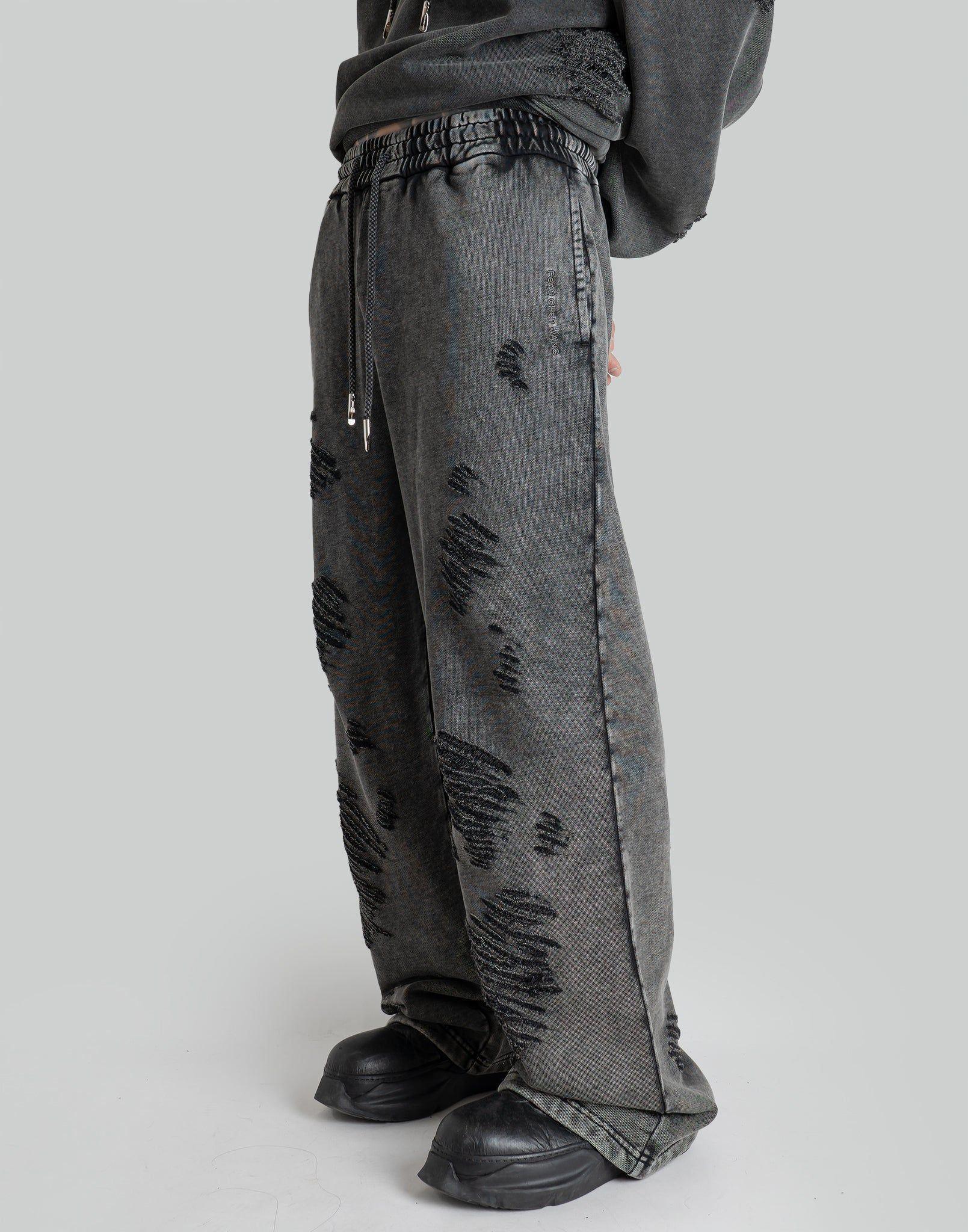 FENG CHEN WANG - PANELLED STRAIGHT SWEATPANTS - 082plus