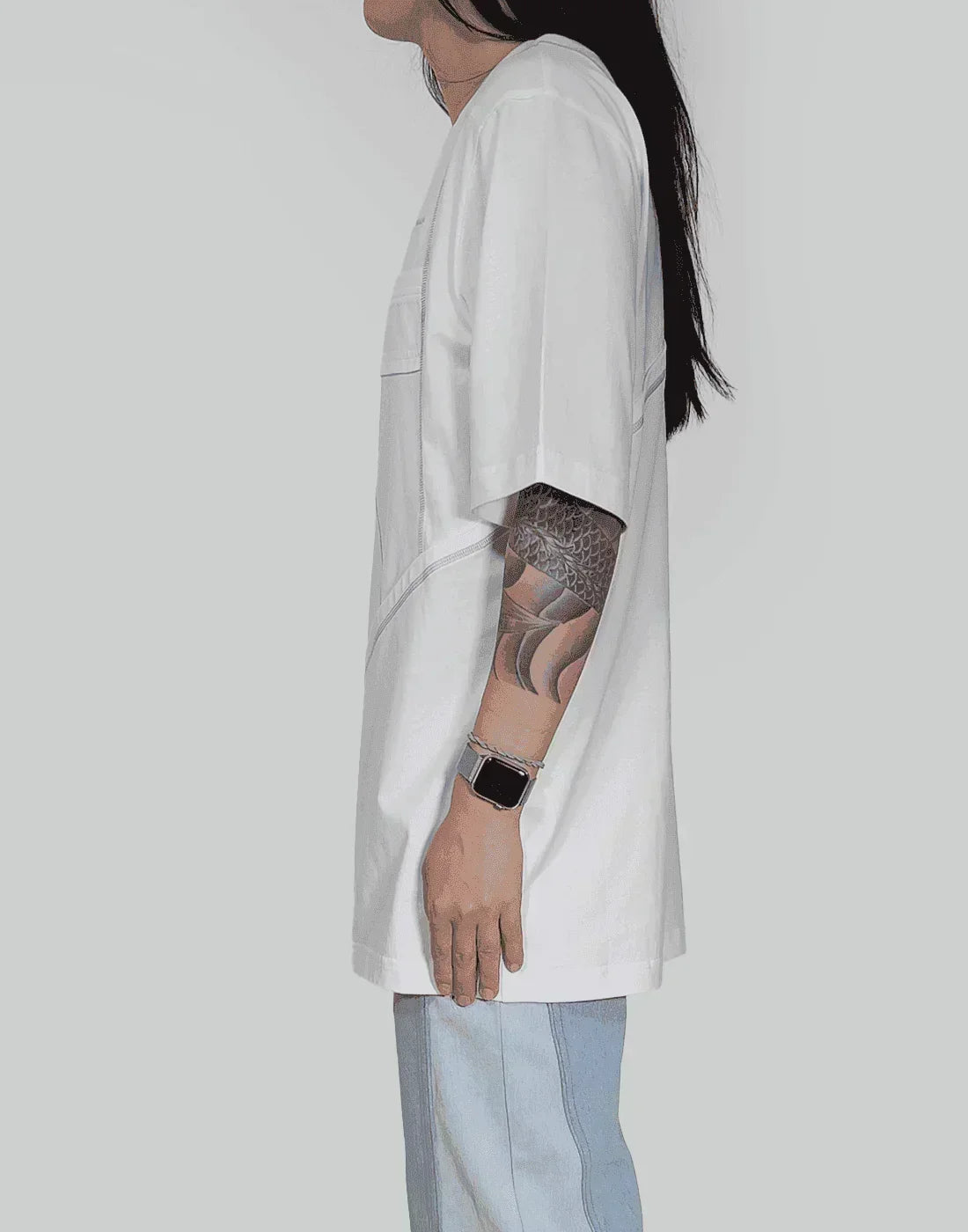 FENG CHEN WANG - PANELLED T-SHIRT - 082plus