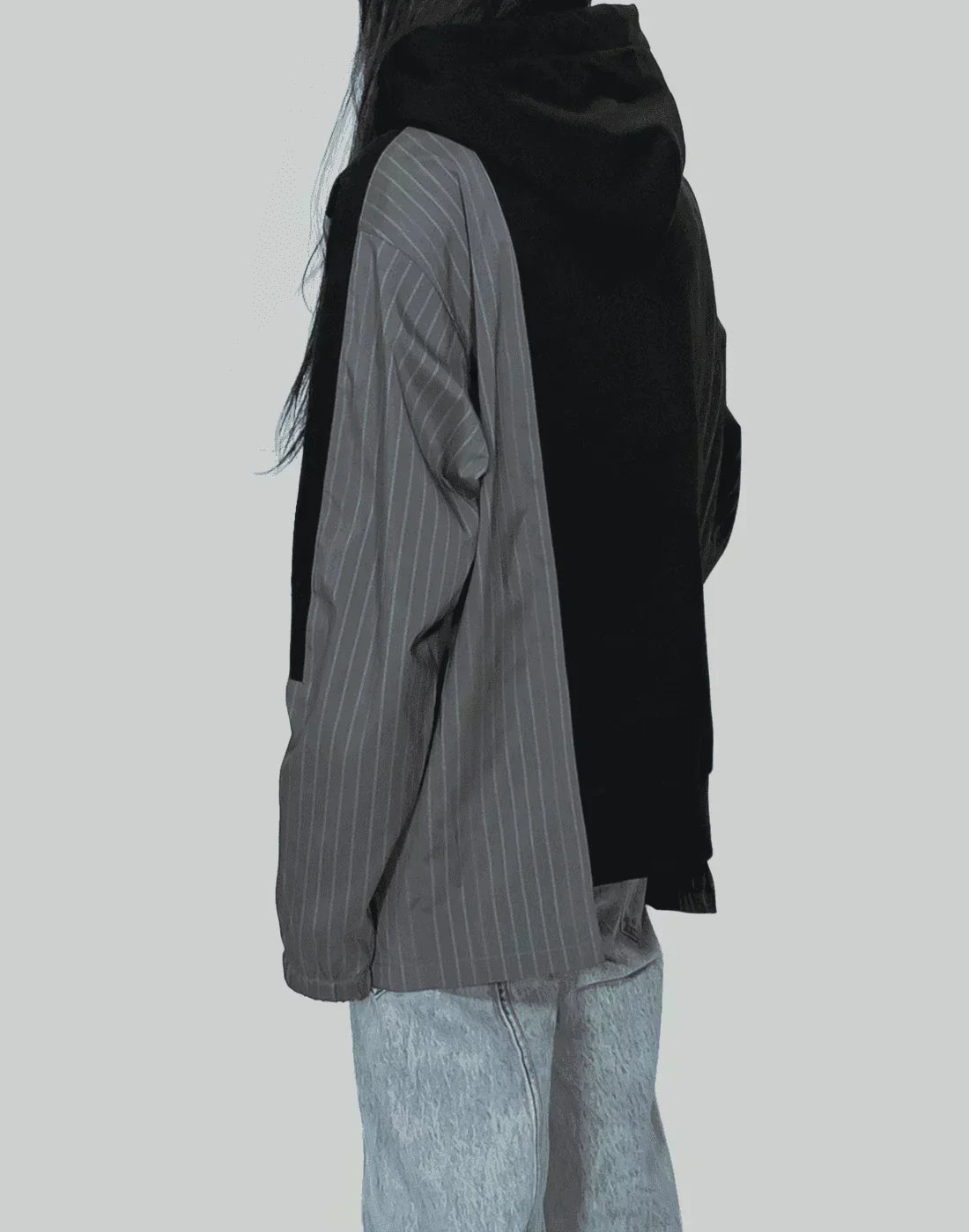 FENG CHEN WANG - PANELLED ZIP-UP HOODIE - 082plus