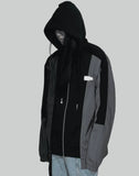 FENG CHEN WANG - PANELLED ZIP-UP HOODIE - 082plus