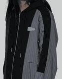 FENG CHEN WANG - PANELLED ZIP-UP HOODIE - 082plus