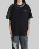 PATCHWORK STRIPED T SHIRT