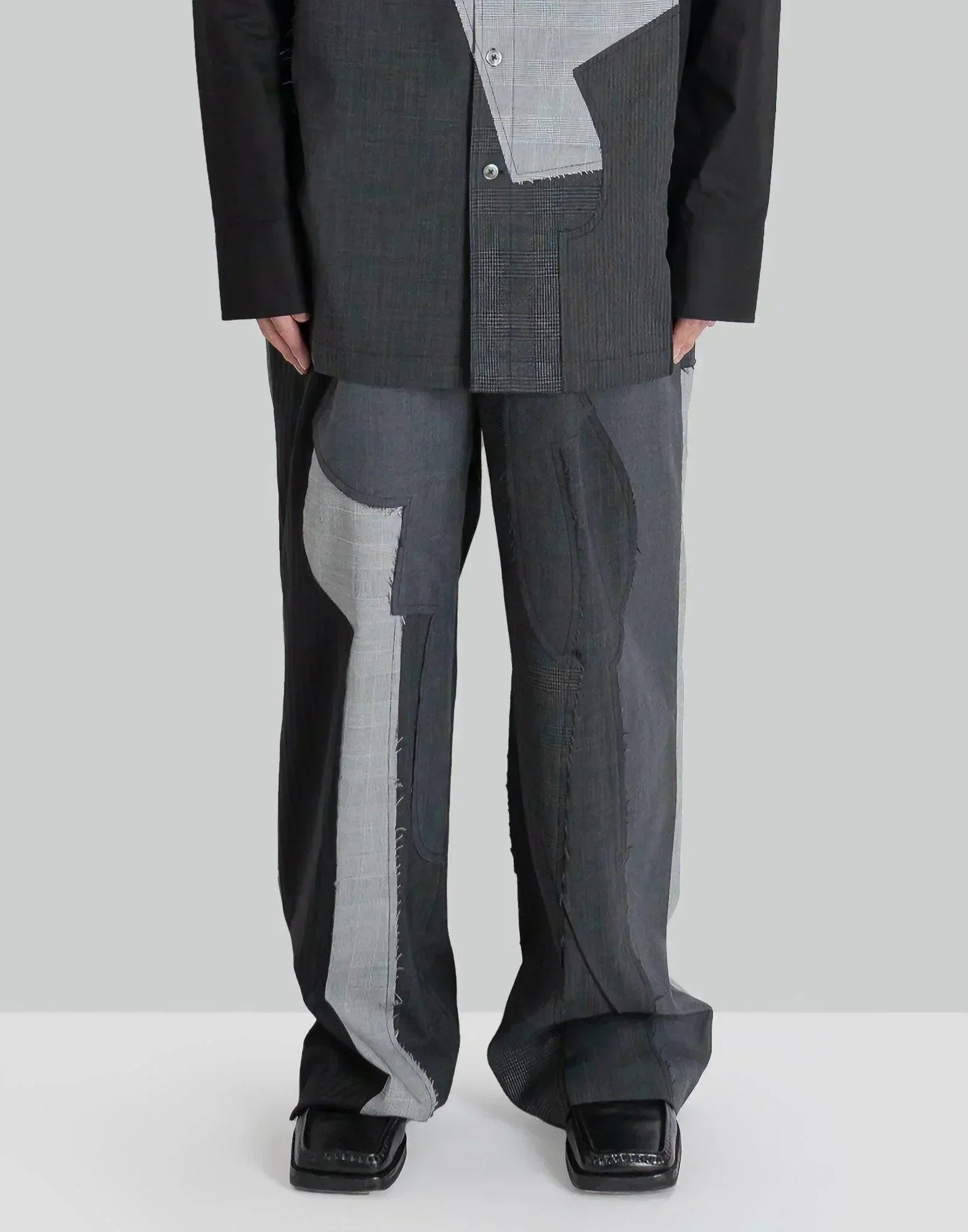 FENG CHEN WANG - PATCHWORK TROUSER - 082plus