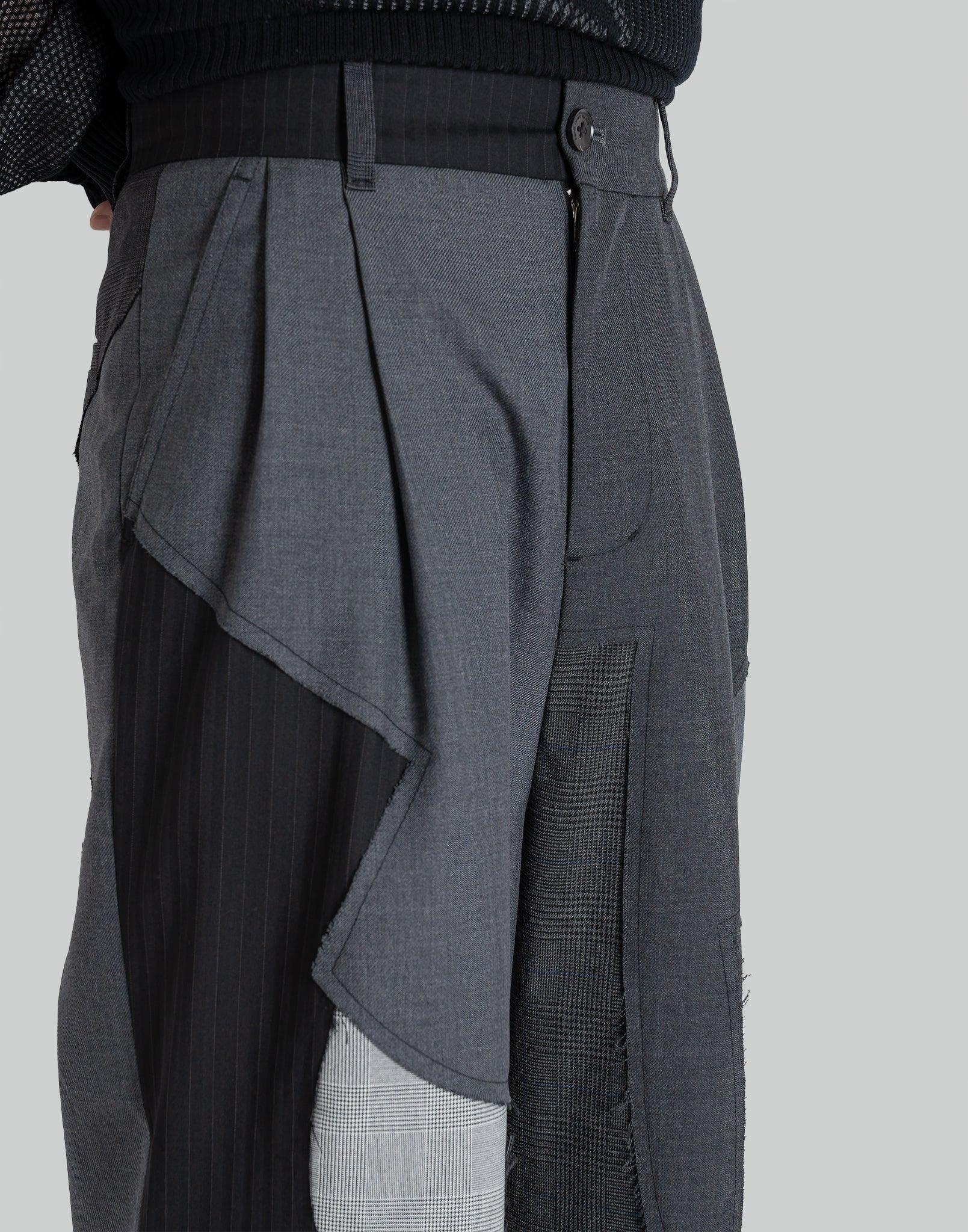 FENG CHEN WANG - PATCHWORK TROUSER - 082plus