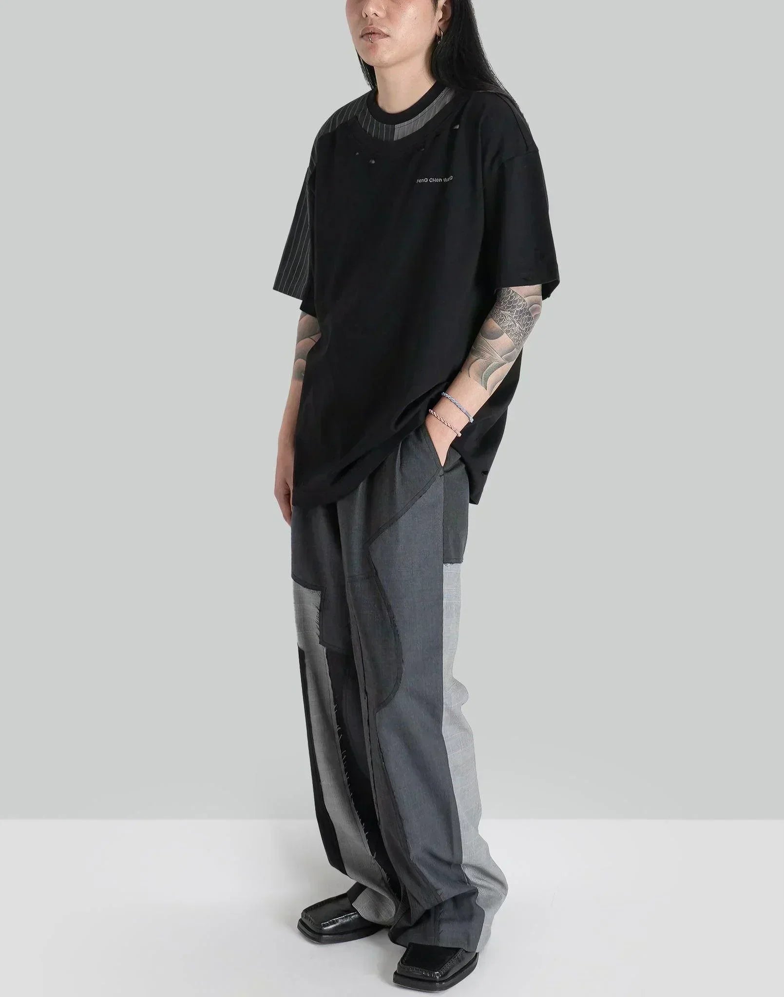 FENG CHEN WANG - PATCHWORK TROUSER - 082plus