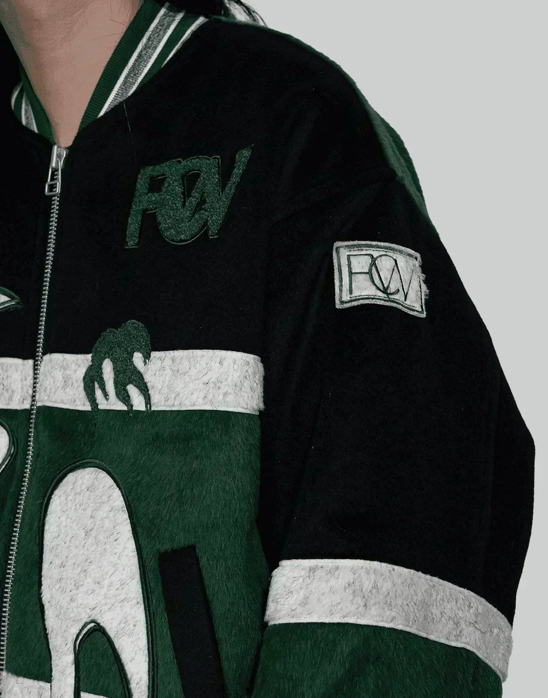 FENG CHEN WANG - PHOENIX EMBROIDERED BOMBER JACKET - 082plus