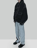FENG CHEN WANG - PHOENIX EMBROIDERY PANELLED JEANS - 082plus