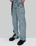 FENG CHEN WANG - PHOENIX EMBROIDERY PANELLED JEANS - 082plus