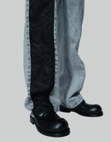 FENG CHEN WANG - PHOENIX EMBROIDERY PANELLED JEANS - 082plus