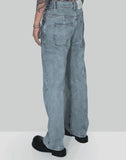 FENG CHEN WANG - PHOENIX EMBROIDERY PANELLED JEANS - 082plus