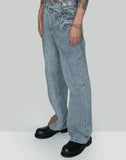 FENG CHEN WANG - PHOENIX EMBROIDERY PANELLED JEANS - 082plus