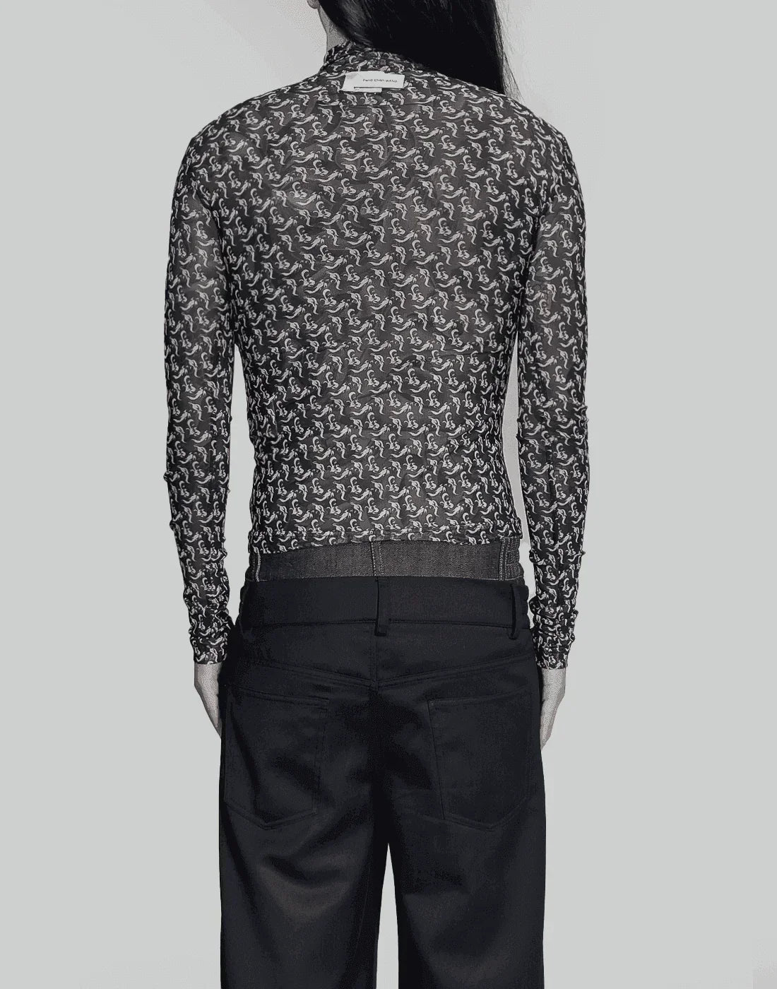 FENG CHEN WANG - PHOENIX PRINT ROLL NECK - 082plus