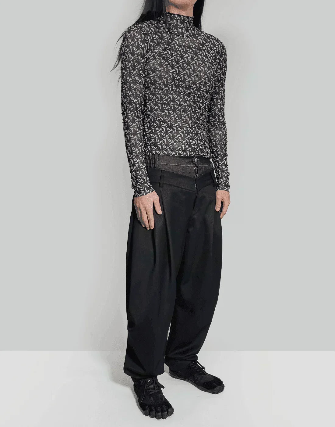 FENG CHEN WANG - PHOENIX PRINT ROLL NECK - 082plus