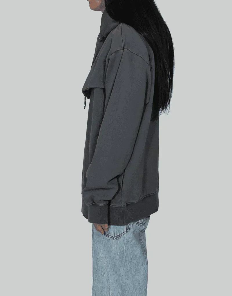 FENG CHEN WANG - PLANT DYE DOUBLE COLLAR HOODIE - 082plus