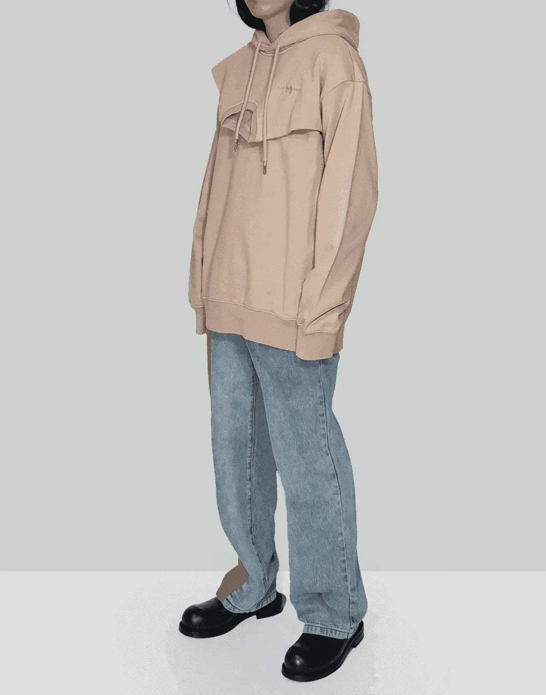 FENG CHEN WANG - PLANT DYE DOUBLE COLLAR HOODIE - 082plus