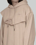 FENG CHEN WANG - PLANT DYE DOUBLE COLLAR HOODIE - 082plus