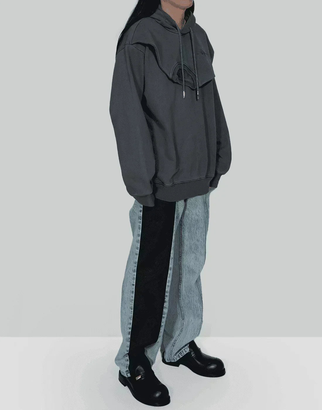 FENG CHEN WANG - PLANT DYE DOUBLE COLLAR HOODIE - 082plus