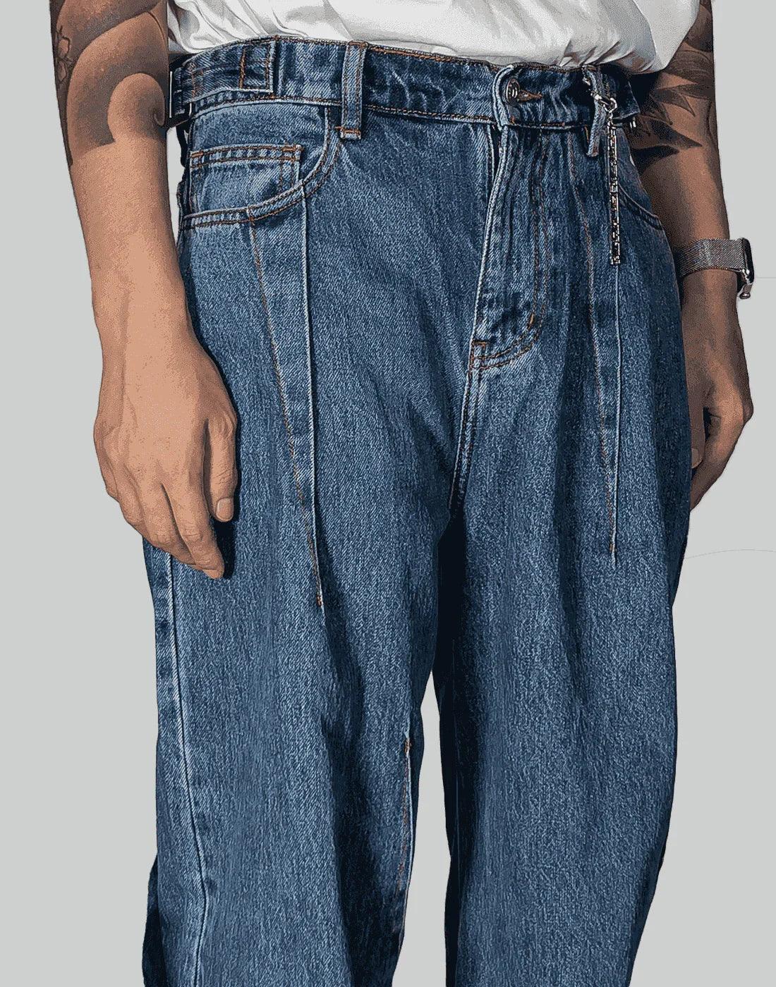 FENG CHEN WANG - PLEATED JEANS - 082plus