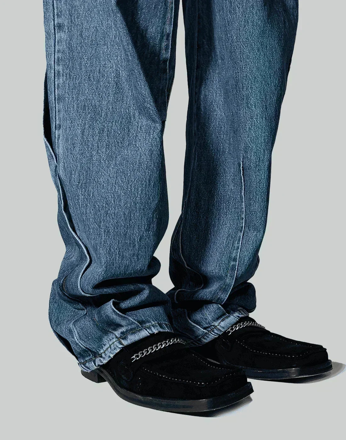 FENG CHEN WANG - PLEATED JEANS - 082plus