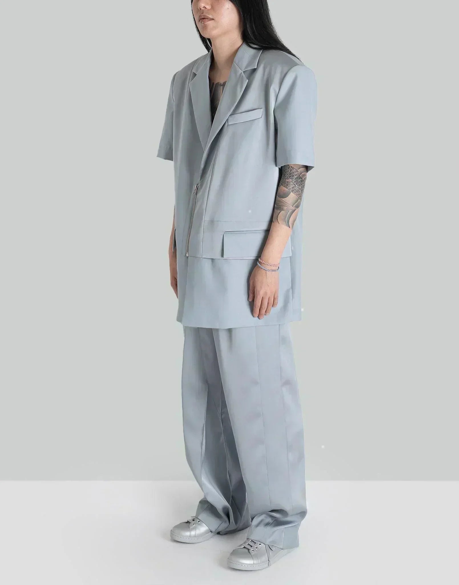 FENG CHEN WANG - PLEATED SUIT TROUSERS - 082plus