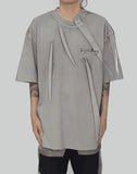 FENG CHEN WANG - PLEATED T-SHIRT - 082plus