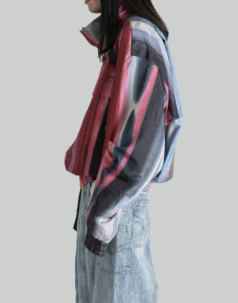 FENG CHEN WANG - RAINBOW DECONSTRUCTED JACKET - 082plus