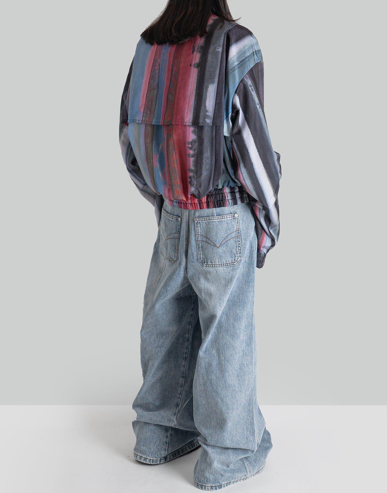 FENG CHEN WANG - RAINBOW DECONSTRUCTED JACKET - 082plus