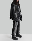 FENG CHEN WANG - RAW EDGE PATCHWORK DENIM JACKET - 082plus